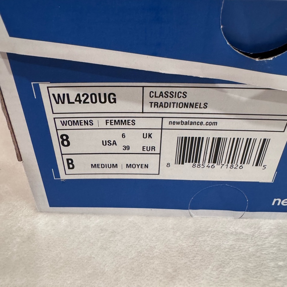 Brand New In Box New Balance 420 Women’s Size 8 - Picture 2 of 6